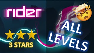 All Levels 3 STAR Rider Walkthrough !!! screenshot 5