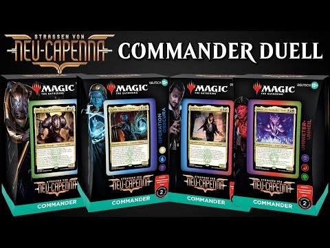 MTG Streets of New Capenna Commander Deck Match #1 | Magic the Gathering deutsch Trader Multiplayer