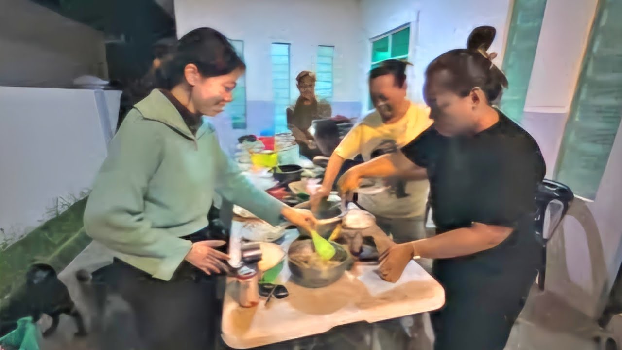 ABUN DAN MUKI BAWA MANSUH DAN BBQ SELEPAS BALIK SHOOTING