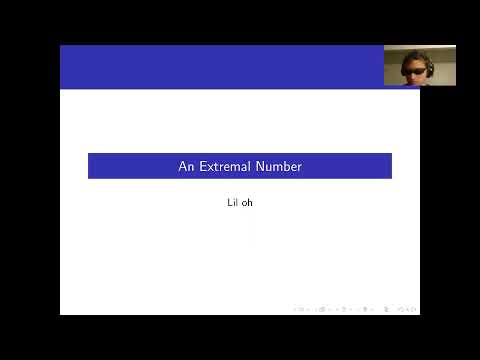 Lil oh - "An Extremal Number" (Official Music Video)