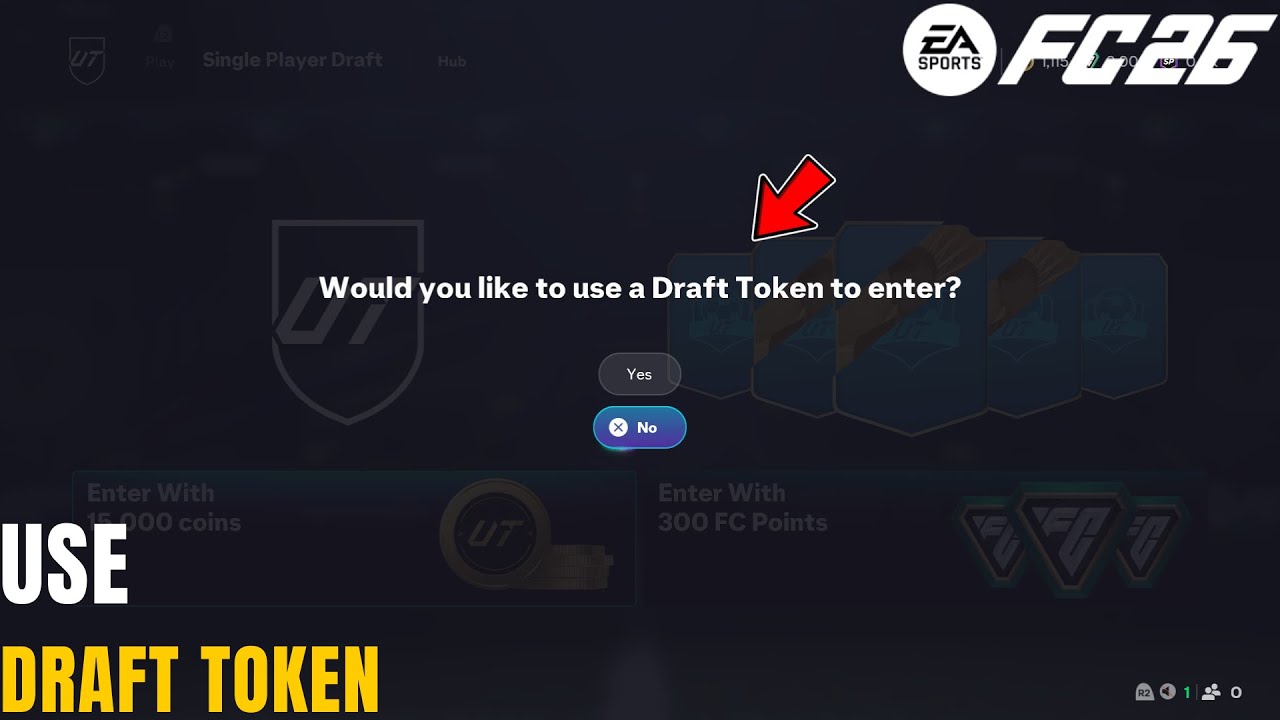 FC 26 How to Use Draft Token in Ultimate Team - YouTube