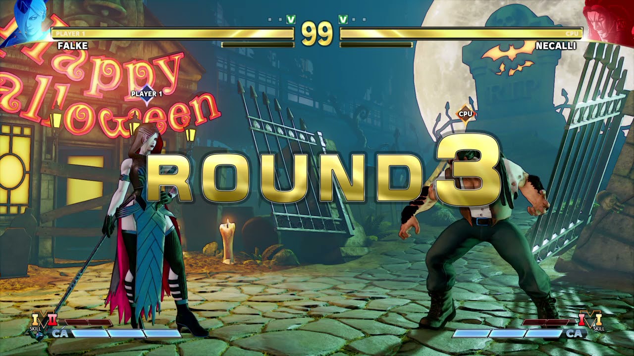 STREET FIGHTER V Falke vs Necalli