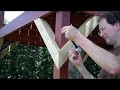 Fancy Corner Braces & Deck Boards - Play structure part 2