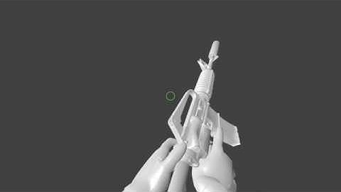 Blender Render - "M4A1-S" Animation Mar2019