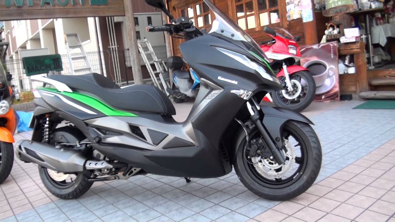 超希少 西日本で一台しか存在しない 情熱300 2016 Kawasaki J300 新型スクーター 本日納車 カワサキ初の欧州向けスクーター