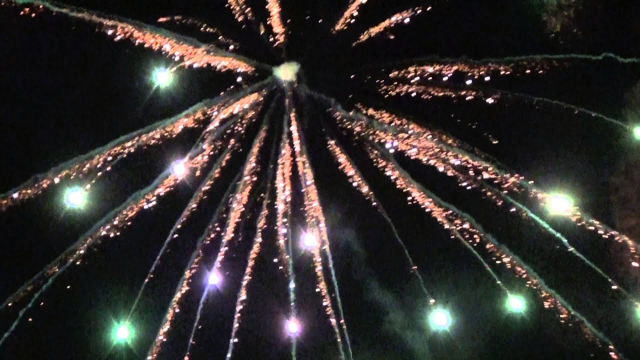 flash powder burst 3 inch shells - YouTube