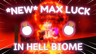 What *NEW* MAX LUCK in HELL BIOME Got Me | Sol's RNG Era 7