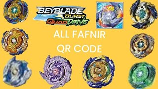 ALL FAFNIR QR CODE BEYBLADE BURST QUADDRIVE