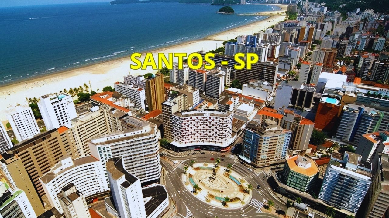 Conheça Santos, no litoral de São Paulo , a cidade que abriga o maior porto da América Latina !