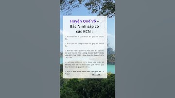 Huyện Quế Võ Bắc Ninh sắp có KCN