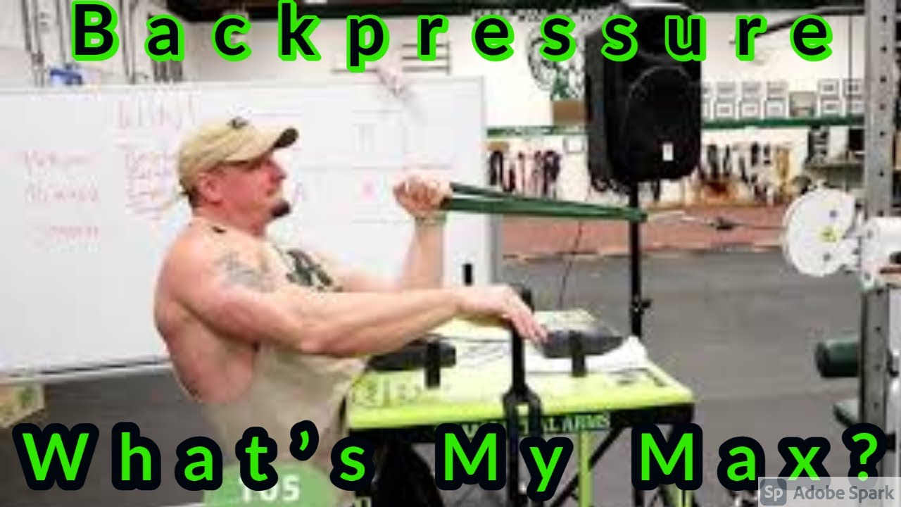 Armwrestling Training - Back Pressure Max Out with Paul Linn