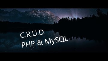 PHP & MySQL CRUD - as comfortable as it gets