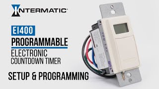 How to Set up and Program the Intermatic EI400 Electronic Countdown Timer