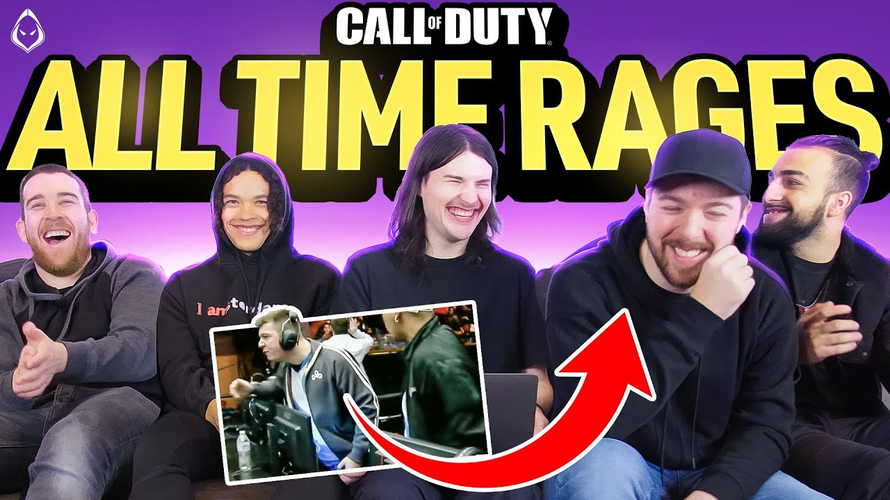 Cod Rage Moments REACTING TO THE BEST COD RAGE MOMENTS EVER - YouTube