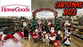 HomeGoods 2023 Christmas Decorations Full Store Walkthrough (Big Selection)