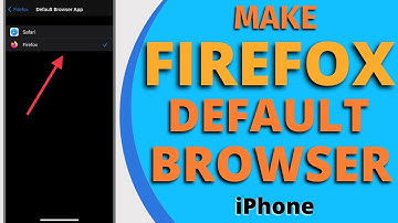 Set Firefox as The Default Browser on iPhone