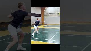 FOOTWORK in doubles #shorts by Badminton Famly 3,860 views 4 months ago 1 minute, 6 seconds