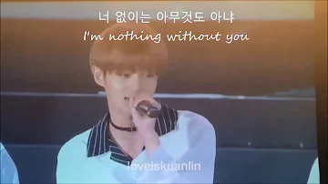 [ENG/HAN] Wanna One's Lee Daehwi - I'm Nothing Without You (Self-composed song)