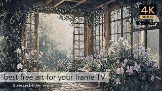 Serene Indoor Garden | 4K Ultra HD Frame TV Art | 6 Hours Relaxing Nature Ambience screenshot 4