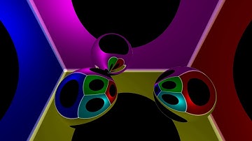 Mirror Metaballs Clashing in C++