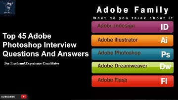 Adobe Photoshop Interview Questions and Answers | Adobe Graphic Design Top 45 Q&A with Expert Tips
