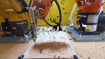 Robot trajectory generation using image recognition