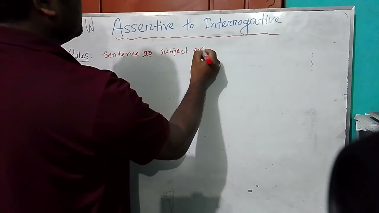 #Taransformation of Sentences : Assertive to Interrogative. সহজ টেকনিক 