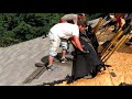 how to tear off a shingle roof
