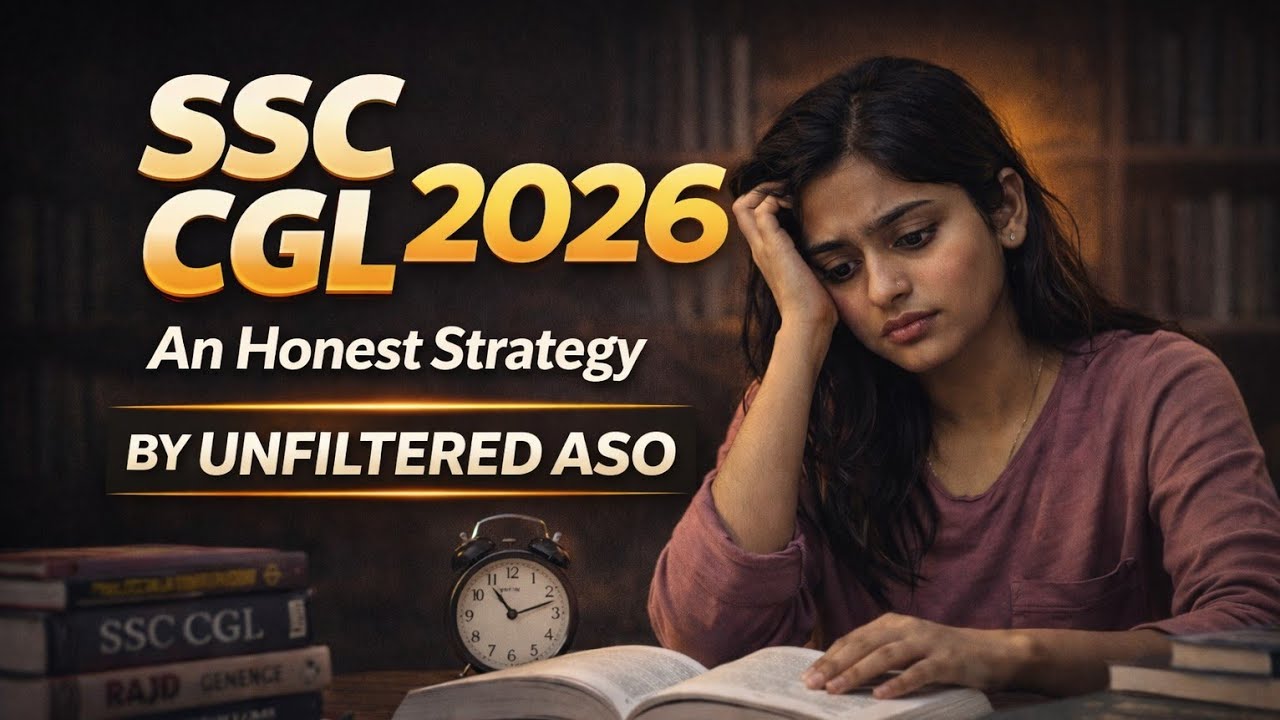 An Honest Strategy for SSC CGL 2026 (Beginners) - YouTube