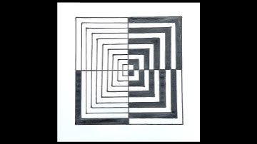 Amazing Satisfying Drawing | 3D Optical Illusions | 3D Drawing Tricks | Pattern Techniques | #shorts