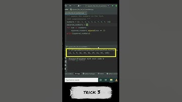 Trick 3 | List Comprehension | Compress your code to single line | Python Program