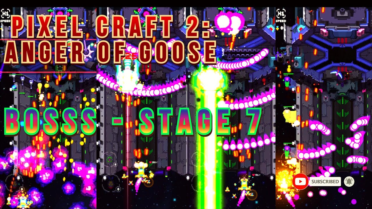 HOW TO PALY(BOSSSS)Pixel Craft 2: Anger of Goose  -  Stage 7@LOL-League-Of-Legends