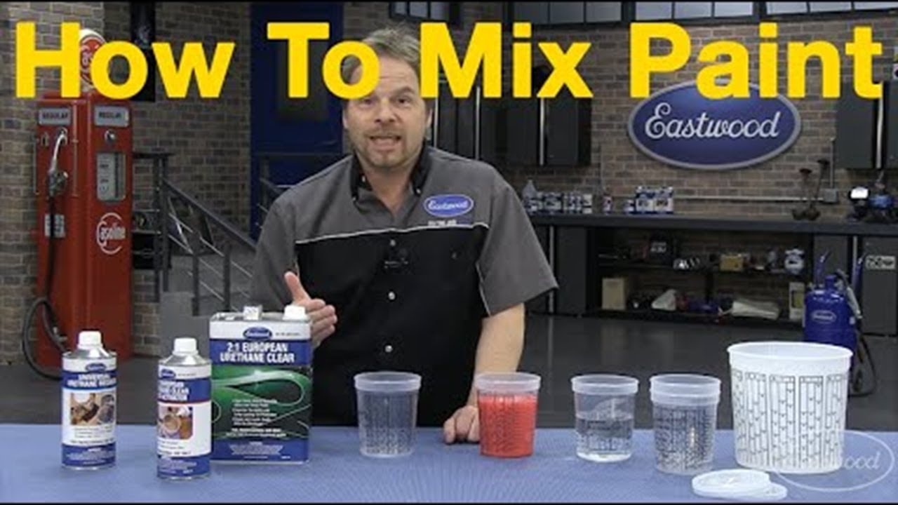 Auto Paint Mixing Chart