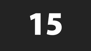⏲️ 15-Second Countdown Timer with Alarm 🔊 Minimalist Clock ⏰