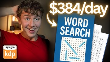 How to make $384/day selling AI Word Search Books (AI tool + Amazon KDP)