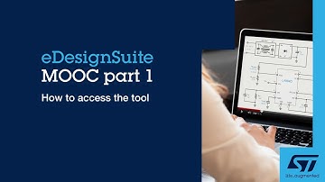 eDesignSuite MOOC part 1: how to access the tool