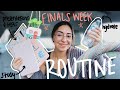 my FINALS WEEK routine || *online college* week in my life (tips & motivation)
