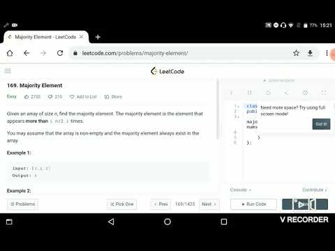 Finding maximum occuring in array in o(n) time complexity and no extra space