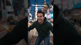 My AI flying carpet is taking me places. The future is now! ✨ #AI