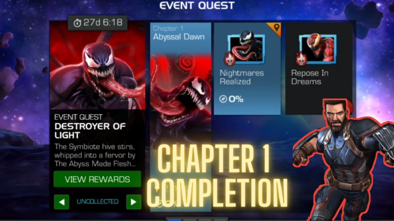 DESTROYER OF LIGHT | UNCOLLECTED DIFFICULTY | CHAPTER 1 | GAMEPLAY | MARVEL CONTEST OF CHAMPIONS