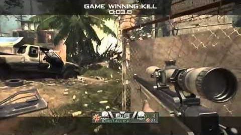Modern Warfare 3 - Flashbanged Quickscope Final Killcam
