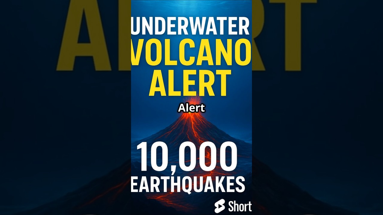 🌊🌋 Underwater Volcano Could Erupt ANY Moment – 10,000 Quakes Warning! 