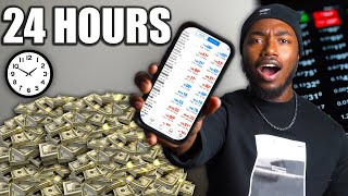 I Tried FOREX TRADING For 24 Hours (Complete Beginner)