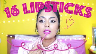 Let's talk lipsticks - 16 CURRENT FAVS FROM INDIA