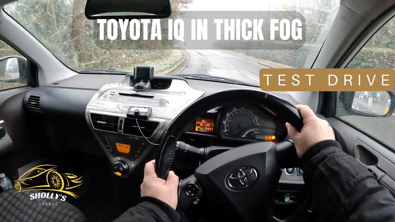 Toyoto IQ POV Test Drive in THICK FOG [London - England] - YouTube