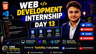 Web Development Internship Classes Day 13 | PHP IF ELSE, SWITCH CASE, MATCH | PHP Course Start |