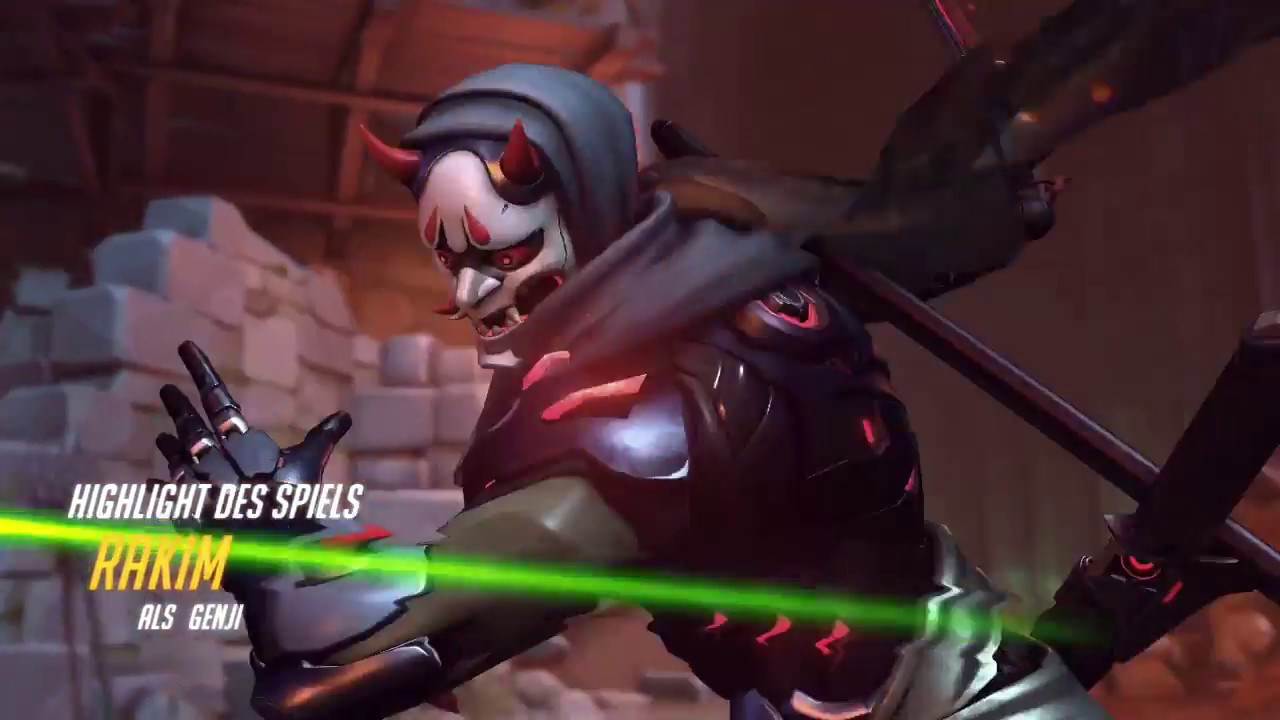 Overwatch Highlight Genji 6fach-Kill