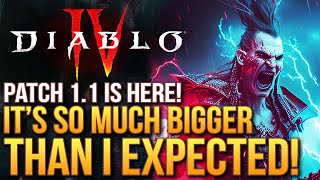 Diablo 4 - The Big Patch Is HERE! New Uniques! Big Changes to World Tiers, Leveling & Scaling!