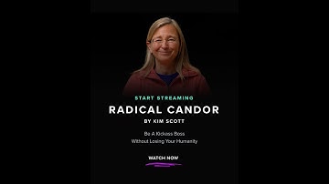 Radical Candor Videobook