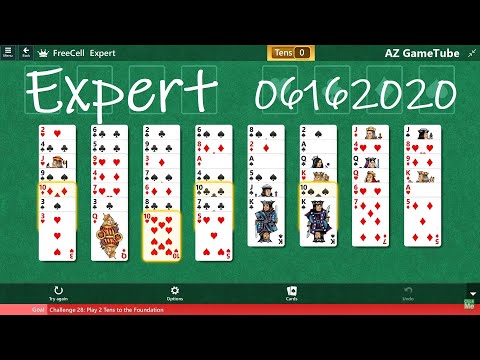 Microsoft Solitaire Collection 【FreeCell Expert Gameplay #290】 Amazing Windows Game 2020 Poker